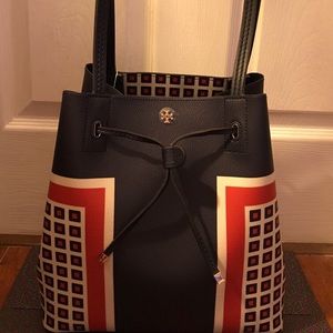 Tory Burch Milano Square Bucket Bag